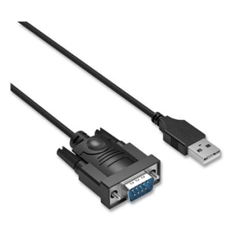 NXT Technologies USB to Serial Adapter, 1 ft, Black (24400030)
