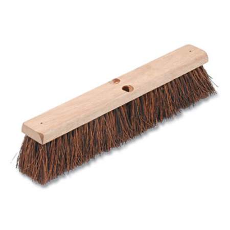 O'Dell Palmyra Street Broom Head, 3.25" Brown Bristles, 18" Brush (P10005)
