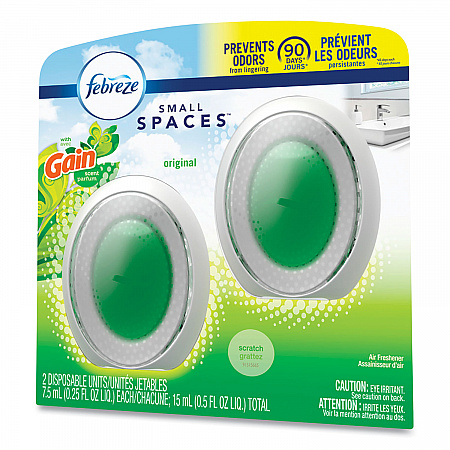 smallSPACES, Gain Original Scent, 7.5 mL Cartridge, 2/Pack (93330EA)