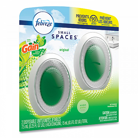smallSPACES, Gain Original Scent, 7.5 mL Cartridge, 2/Pack (93330EA)