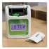 uPunch UB1000 Electronic Non-Calculating Time Clock Bundle, LCD Display, Beige/Green (159971)