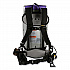 Super Coach Pro 10 Backpack Vacuum with Xover Fixed-Length Two-Piece Wand, 10 qt Tank Capacity, Gray/Purple (107304)