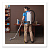 Super Coach Pro 10 Backpack Vacuum with Xover Fixed-Length Two-Piece Wand, 10 qt Tank Capacity, Gray/Purple (107304)