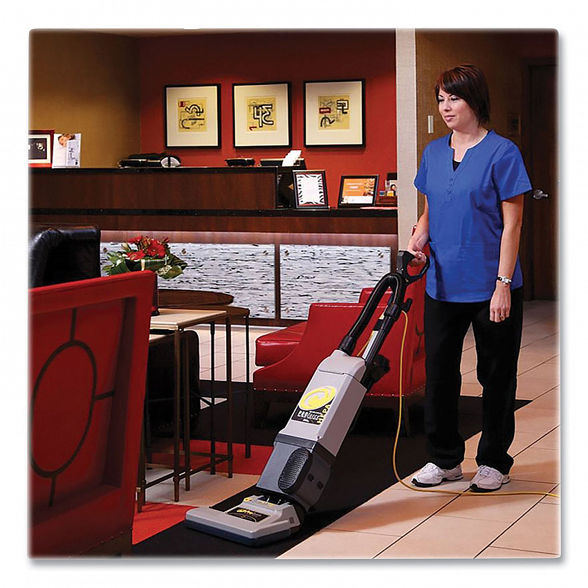 ProForce 1500XP Upright Vacuum, 15" Cleaning Path, Gray/Black (107252)