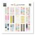 The Happy Planner Teachers Rule Stickers for Happy Planner, Teaching Theme, Assorted Colors, 786 Stickers (PPSV703048)