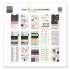 The Happy Planner Mini Productivity Value Pack Stickers, Multicolor, 875 Stickers (24377395)