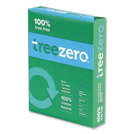 TreeZero 100% Tree-Free Paper, 92 Bright, 20 lb, 8.5 x 11, White, 500 Sheets/Ream, 3 Reams/Carton (310010)