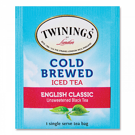 Cold Brew Iced Tea Bags, English Classic, 0.07 oz Tea Bag, 20/Box (51331)