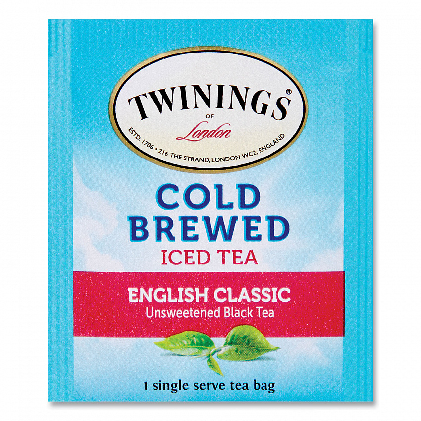 Cold Brew Iced Tea Bags, English Classic, 0.07 oz Tea Bag, 20/Box (51331)
