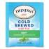TWININGS Cold Brew Iced Tea Bags, Mint, 0.07 oz Tea Bag, 20/Box (24424156)