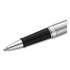 Waterman Hemisphere Roller Ball Pen, Stick, Fine 0.7 mm, Black Ink, Stainless Steel/Palladium-Chrome Barrel (130584)