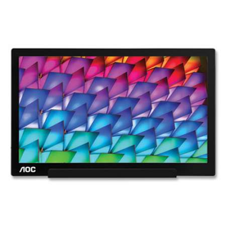 AOC 1601C Portable LCD Monitor, 15.6" Widescreen, IPS Panel, 1920 Pixels x 1080 Pixels