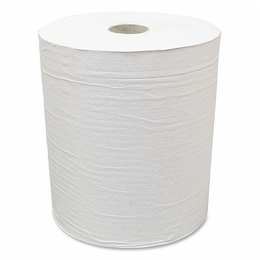 Hardwound Paper Towel Roll, Eco Green Paper, 1-Ply, 7.88" x 800 ft, White, 6/Carton (EN80166)
