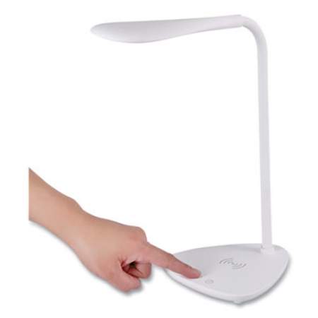 Bostitch Flexible Wireless Charging LED Desk Lamp, 12.88"h, White (24354751)