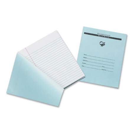 Pacon Examination Bluebook, Wide/Legal Rule, Blue Cover, 8.5 x 7, 8 White Sheets (831885)
