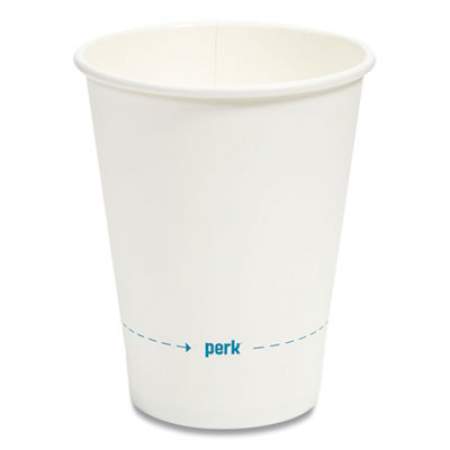 Perk White Paper Hot Cups, 12 oz, 50/Pack (24431631)