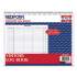 Rediform Visitors Log Book, Blue/White/Red Cover, 11 x 8.5 Sheets, 50 Sheets/Book (9G620)