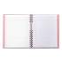 Blueline NotePro Notebook, Pink Ribbon, 1 Subject, College Rule, Pink Cover, 10.75 x 8.5, 200 Sheets (810904)