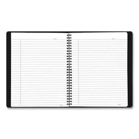Blueline EcoLogix Wirebound Notebook, College Rule, Black Cover, 11 x 8.5, 80 Sheets (810905)