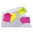 Redi-Tag Removable Jumbo Arrow Flags, Neon Yellow, Neon Pink, 60/Pack (433273)