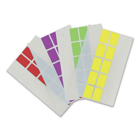 Redi-Tag Removable Page Flags, Red/Blue/Green/Yellow/Purple, 100/Color, 500/Pack (609111)