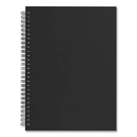 TRU RED Wirebound Soft-Cover Project-Planning Notebook, Preprinted Planning Template, Black Cover, 9.5 x 6.5, 80 Sheets (24377281)