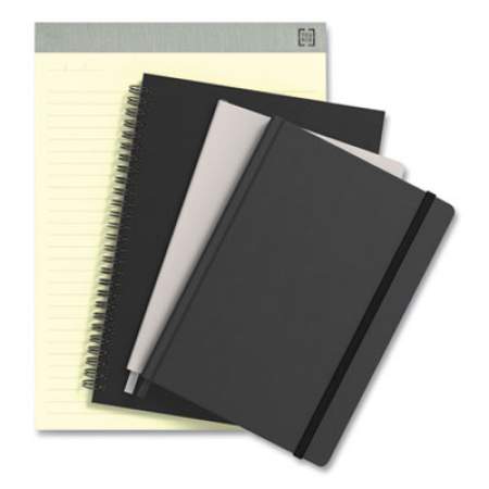 TRU RED Flexible-Cover Business Journal, Dot Rule, Black Cover, 8 x 5.5, 128 Sheets (24377283)