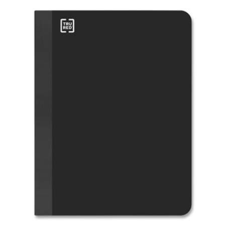 TRU RED One-Subject Notebook, Medium/College Rule, Black Cover, 11 x 8.5, 70 Sheets, 3/Pack (24423011)