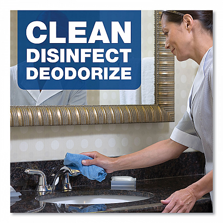 Disinfecting-Sanitizing Bathroom Cleaner, Citrus Scent, 32 oz Bottles, 8 Bottles and 2 Trigger Sprayers/Carton (22569CT)
