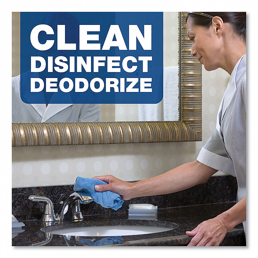 Disinfecting-Sanitizing Bathroom Cleaner, Citrus Scent, 32 oz Bottles, 8 Bottles and 2 Trigger Sprayers/Carton (22569CT)