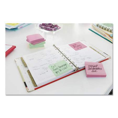 Post-it Notes Original Pads in Marseille Colors, 3 x 3, 100-Sheet, 12/Pack (654AST)