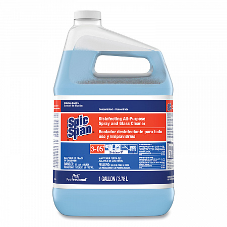 Disinfecting All-Purpose Spray and Glass Cleaner, Fresh Scent, Concentrated, 1 gal, 2/Carton (32538)