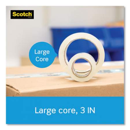 Scotch 3850 Heavy-Duty Packaging Tape, 3" Core, 1.88" x 54.6 yds, Clear, 36/Carton (3850CS36)