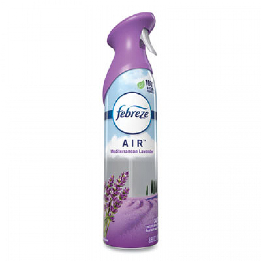 AIR, Mediterranean Lavender, 8.8 oz Aerosol Spray, 6/Carton (96264)