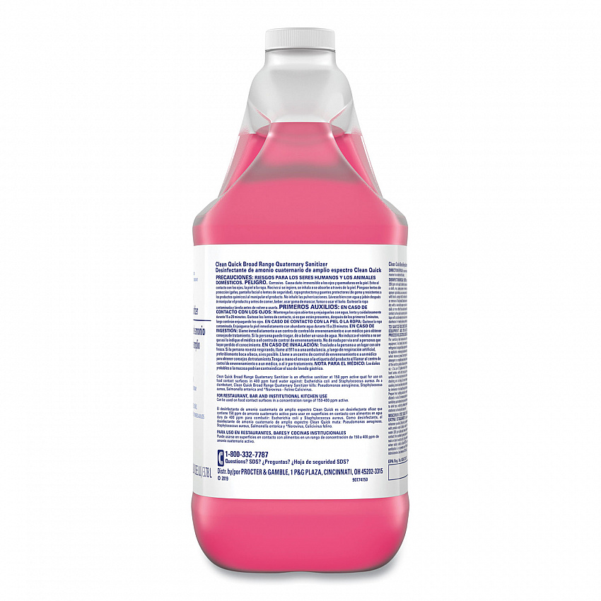 Broad Range Quaternary Sanitizer, Sweet Scent, 1 gal Bottle, 3/Carton (07535)