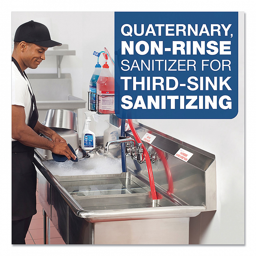 Broad Range Quaternary Sanitizer, Sweet Scent, 1 gal Bottle, 3/Carton (07535)