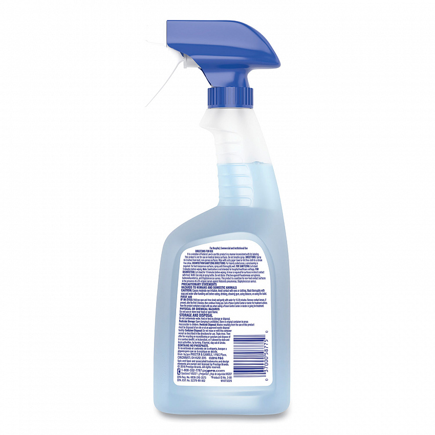 Disinfecting All-Purpose Spray and Glass Cleaner, Fresh Scent, 32 oz Spray Bottle, 6/Carton (75353)