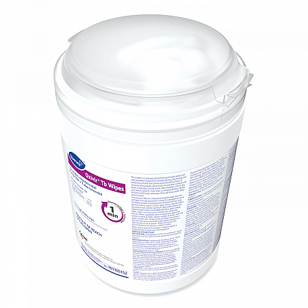 Oxivir TB Disinfectant Wipes, 6 x 6.9, Characteristic Scent, White, 160/Canister, 4 Canisters/Carton (101105152)