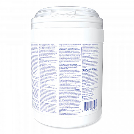 Oxivir TB Disinfectant Wipes, 6 x 6.9, Characteristic Scent, White, 160/Canister, 4 Canisters/Carton (101105152)