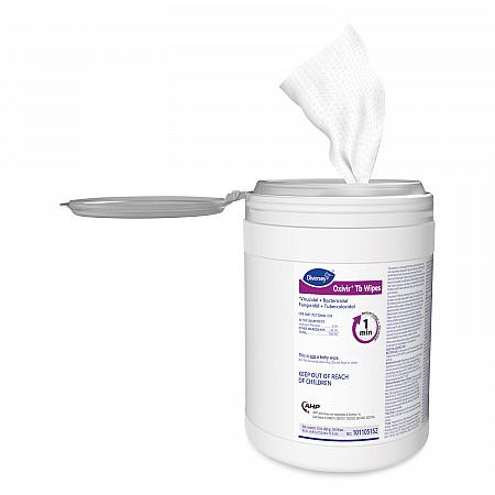 Oxivir TB Disinfectant Wipes, 6 x 6.9, Characteristic Scent, White, 160/Canister, 4 Canisters/Carton (101105152)