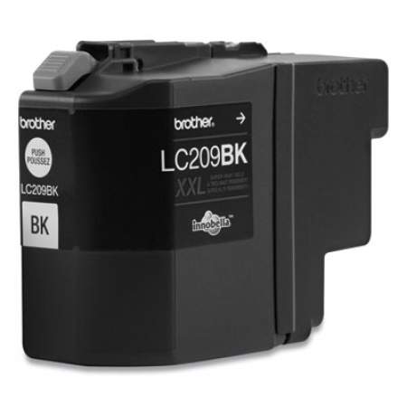 Brother LC209BK Innobella Super High-Yield Ink, 2,400 Page-Yield, Black