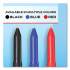 Paper Mate Write Bros. Ballpoint Pen, Stick, Bold 1.2 mm, Blue Ink, Blue Barrel, Dozen (2124513)