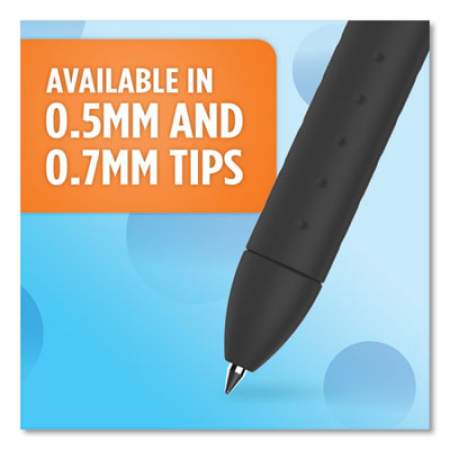 Paper Mate InkJoy Gel Pen, Stick, Fine 0.5 mm, Blue Ink, Blue Barrel, Dozen (2022982)