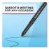 Paper Mate Write Bros. Ballpoint Pen, Stick, Fine 0.8 mm, Black Ink, Black Barrel, Dozen (2124515)