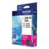 Brother LC20EM INKvestment Super High-Yield Ink, 1,200 Page-Yield, Magenta