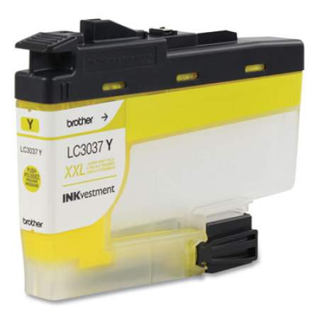 Brother LC3037Y INKvestment Super High-Yield Ink, 1,500 Page-Yield, Yellow
