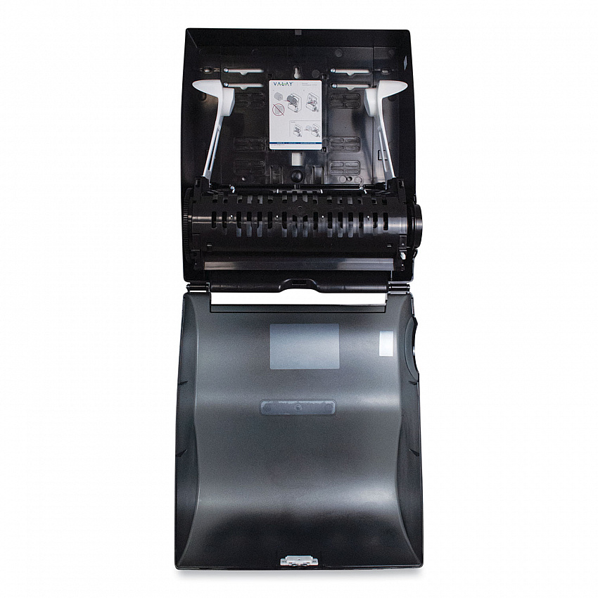 Valay 10 Inch Roll Towel Dispenser, 13.25 x 9 x 14.25, Black (VT1010)