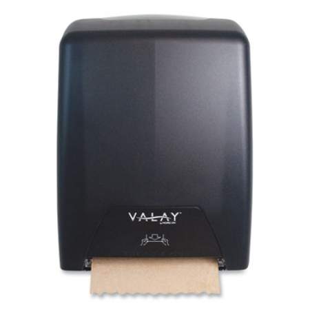 Morcon Valay Proprietary Roll Towel Dispenser, 11.75 x 8.5 x 14, Black (VT1008)