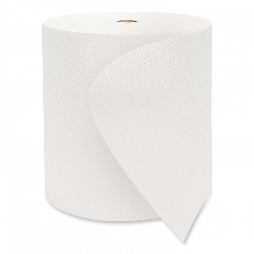 Valay Proprietary Roll Towels, 1-Ply, 8" x 800 ft, White, 6 Rolls/Carton (VW888)