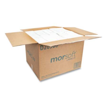Morcon Morsoft Dispenser Napkins, 1-Ply, 6 x 13.5, White, 500/Pack, 20 Packs/Carton (D20500)